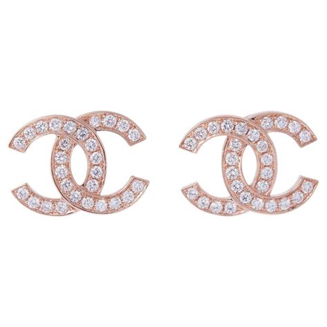 acrylic chanel earrings|Chanel double c diamond earrings.